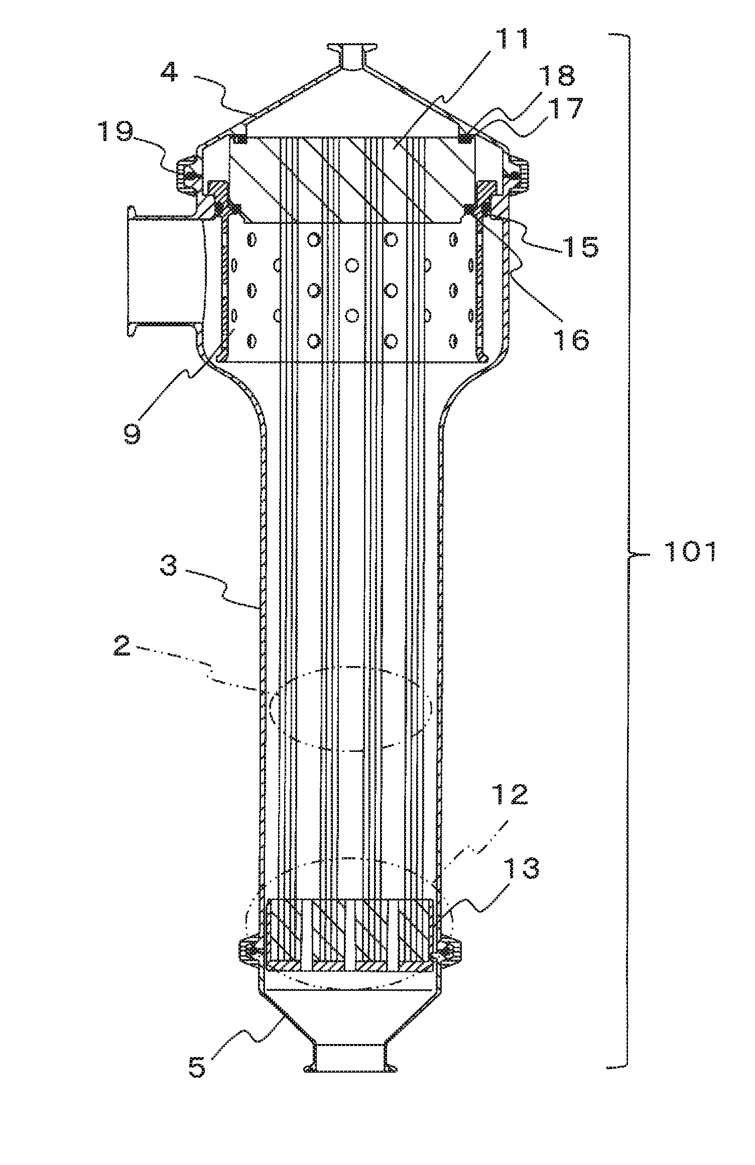 Hollow-fiber membrane module