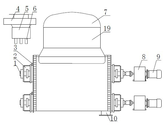 Dry acetylene generation and separation device