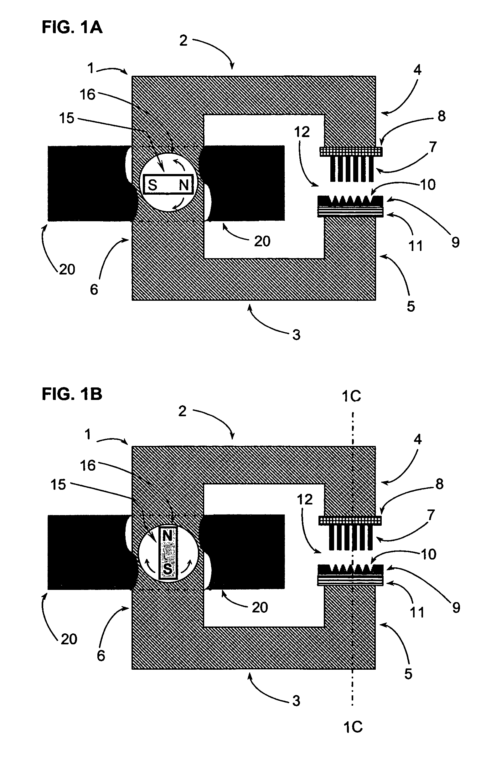 Device and method for separating magnetic or magnetizable particles from a liquid