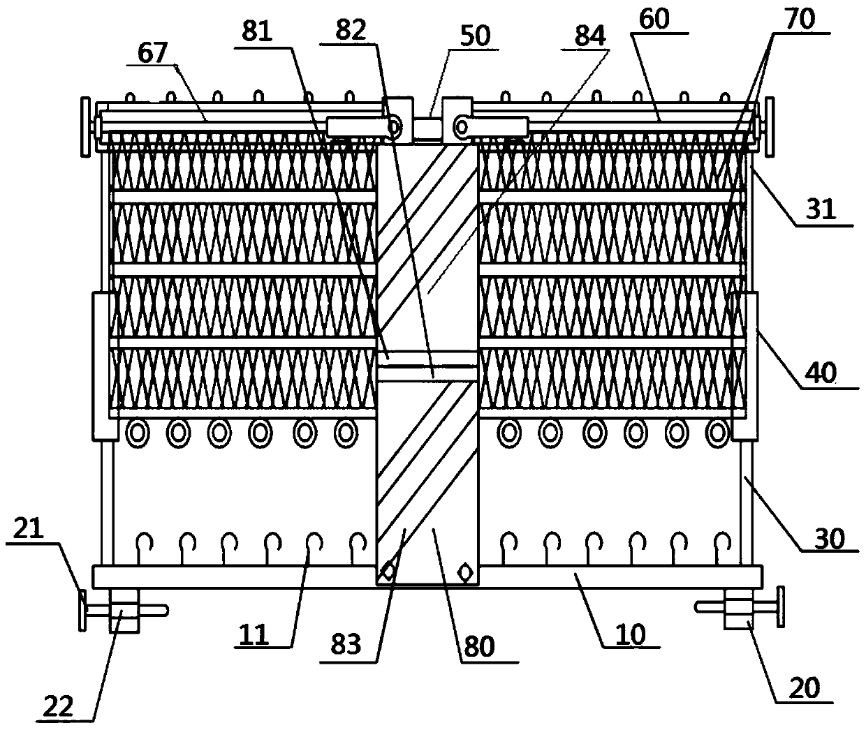 Dustproof device for building engineering convenient to disassemble and assemble