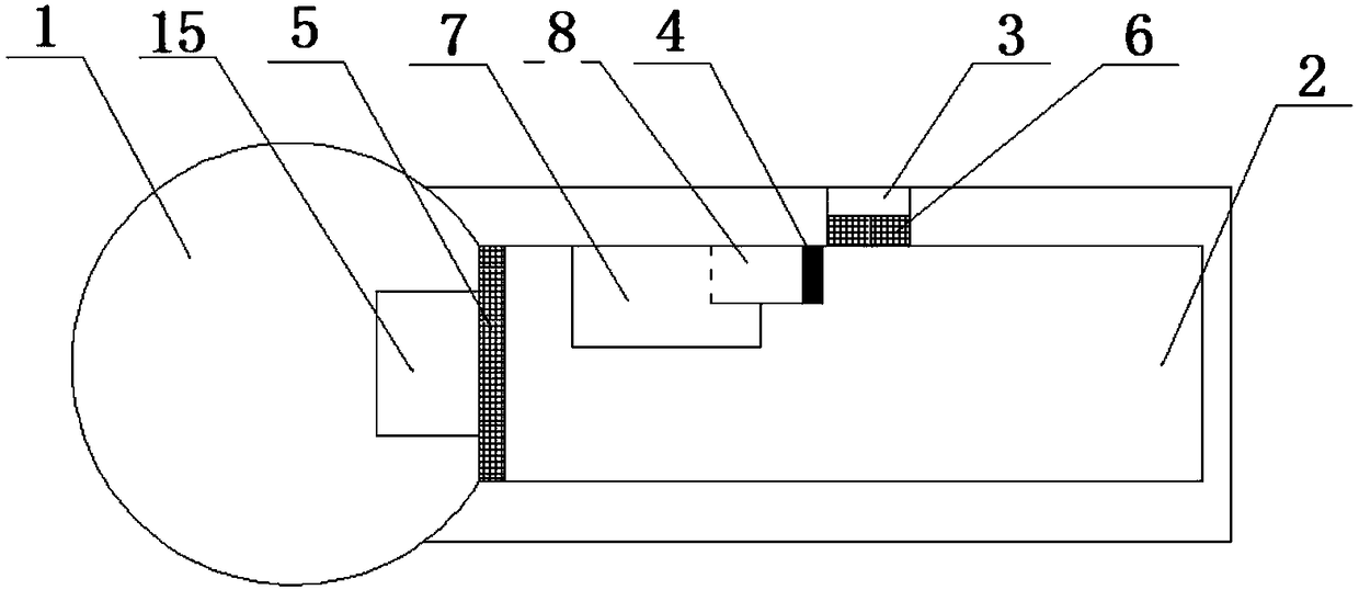 Buried type agricultural irrigation system capable of adjusting osmotic concentration