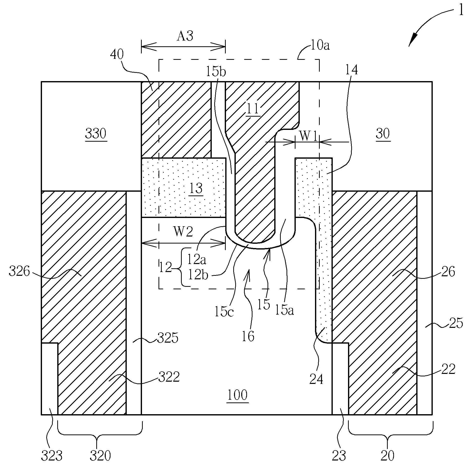 Recessed-gate transistor device having a dielectric layer with multi thicknesses and method of making the same