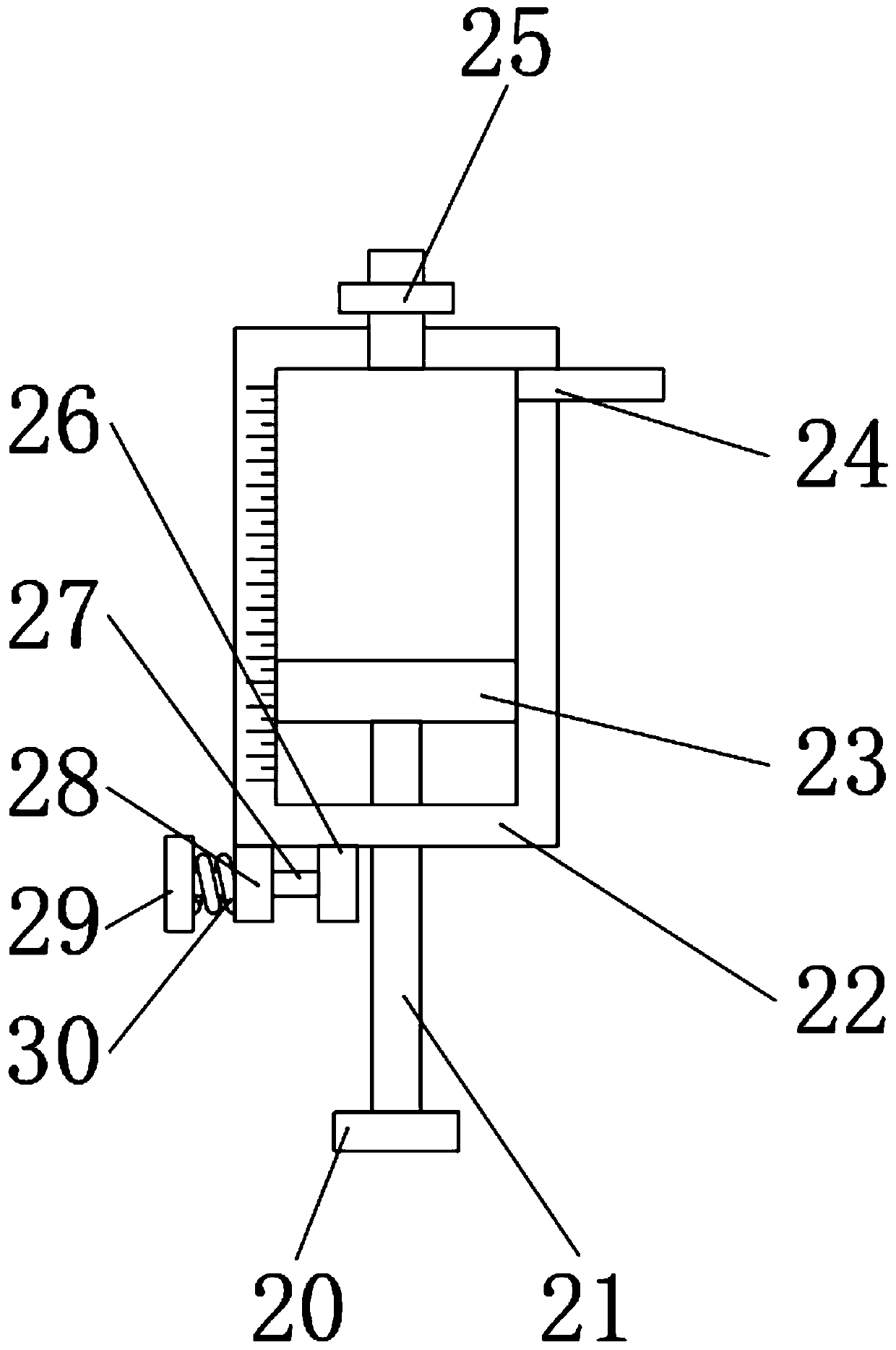 Coating material mixing device and use method thereof