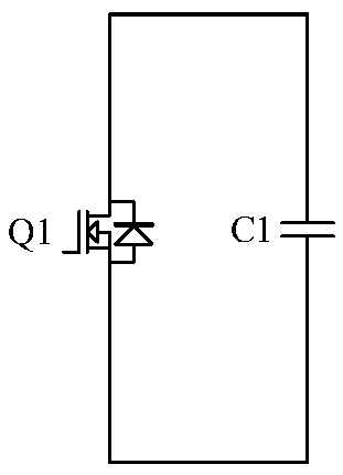 Peak voltage lossless synchronous absorption circuit and step-up and step-down switching power supply circuits