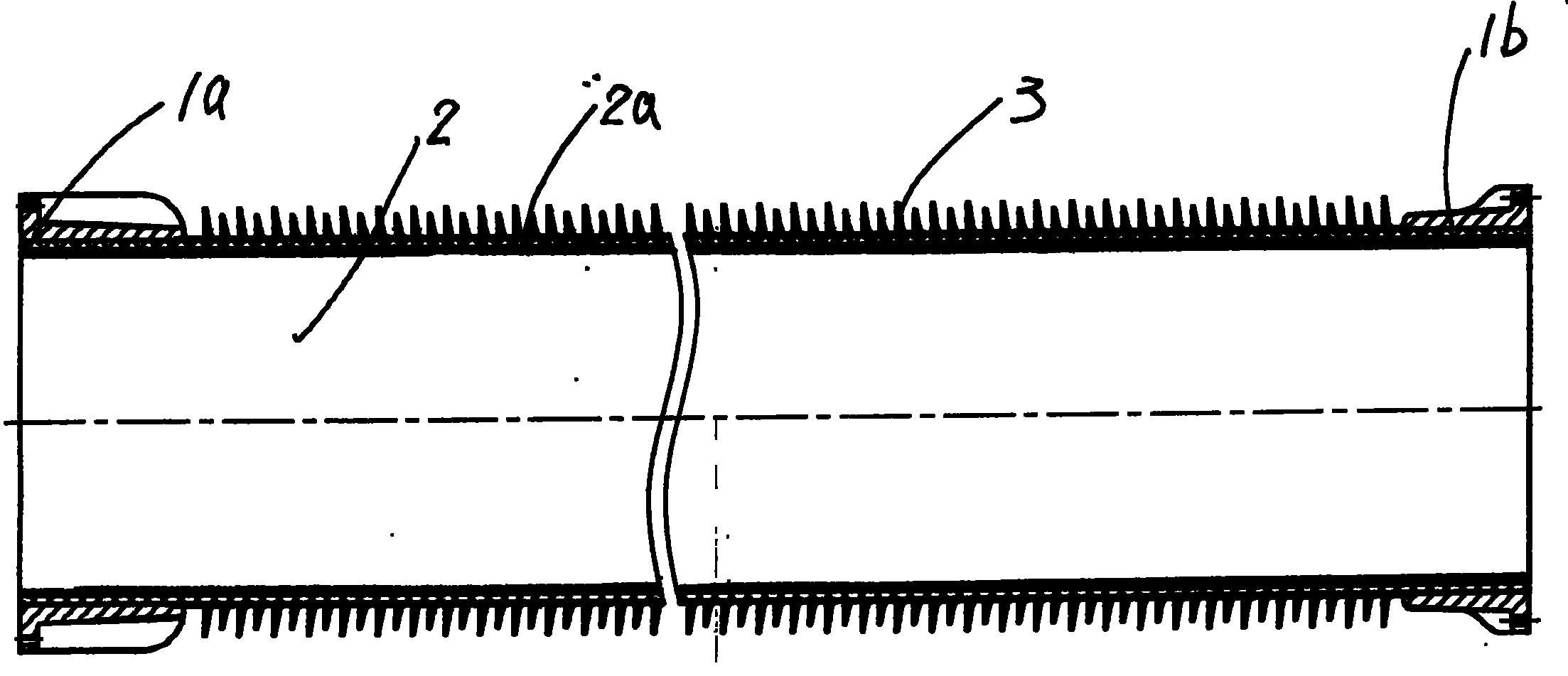 Hollow compound insulator for 1100kV combined electrical appliance and its making method