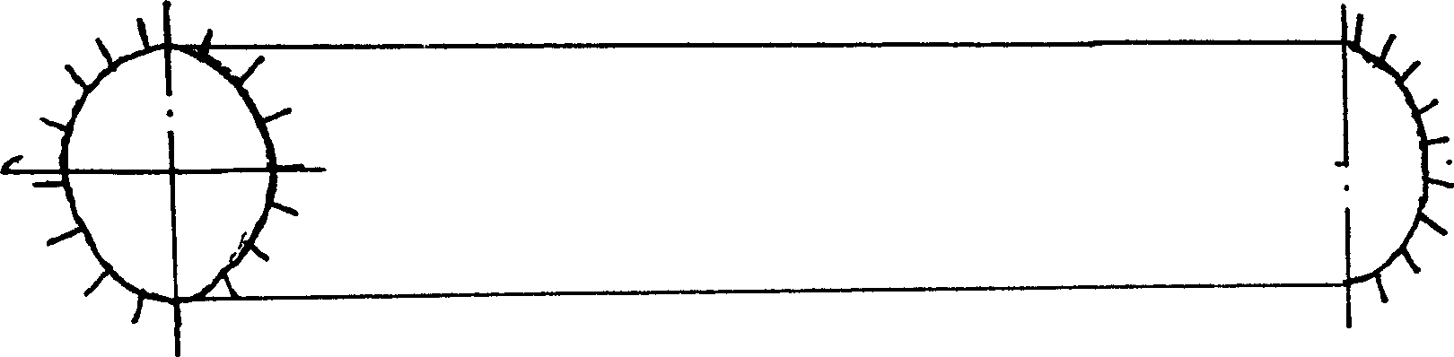 Hollow compound insulator for 1100kV combined electrical appliance and its making method