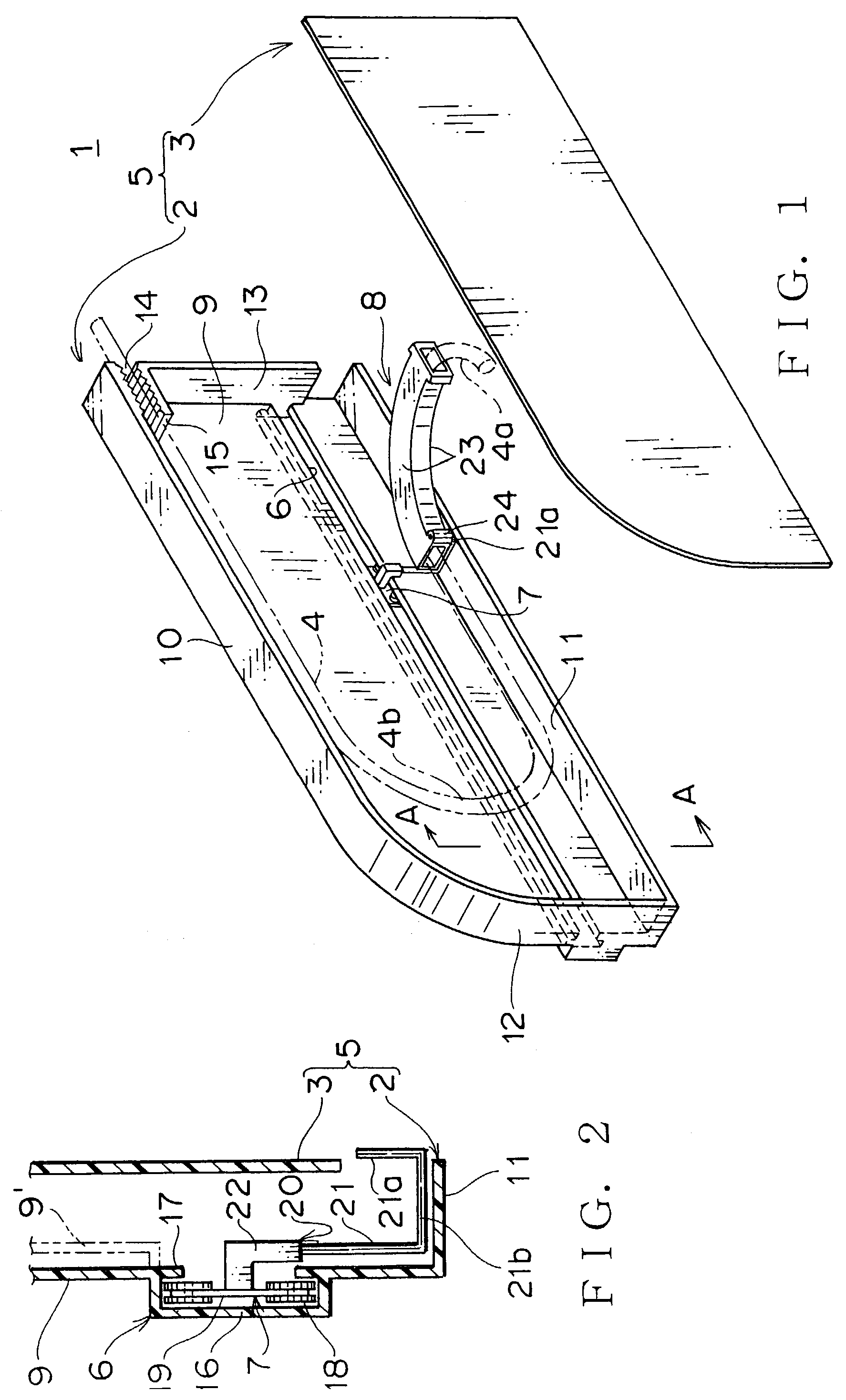 Power-supply wiring device and harness layout structure by the power-supply wiring device