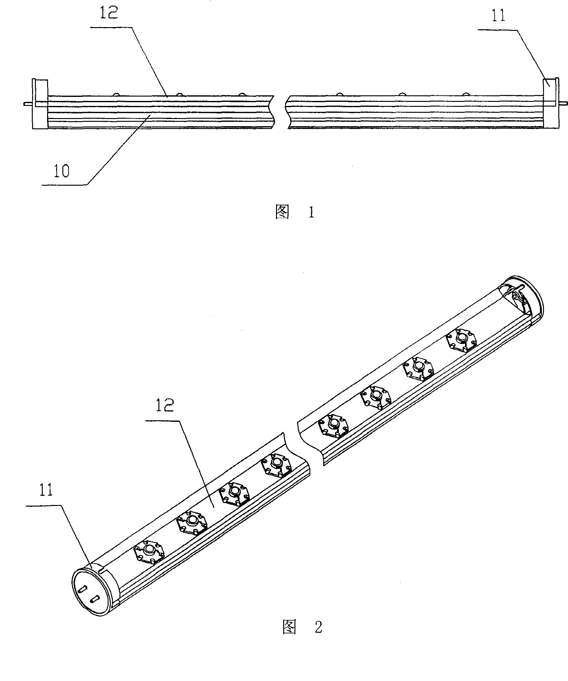 Displace type LED energy conserving lamp, lamps and driver thereof
