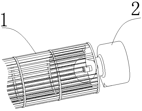 A fan blade structure and an air conditioner having the same
