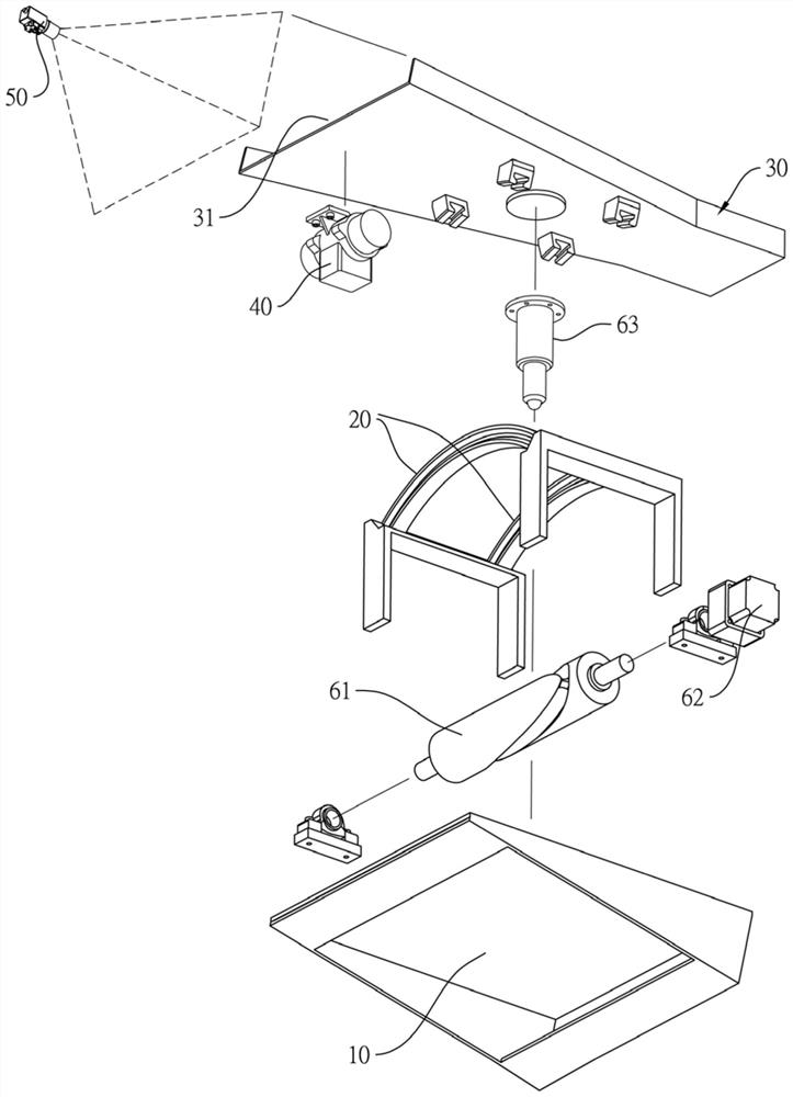 Visual precise counting device for anti-loose and anti-leakage processing of fasteners