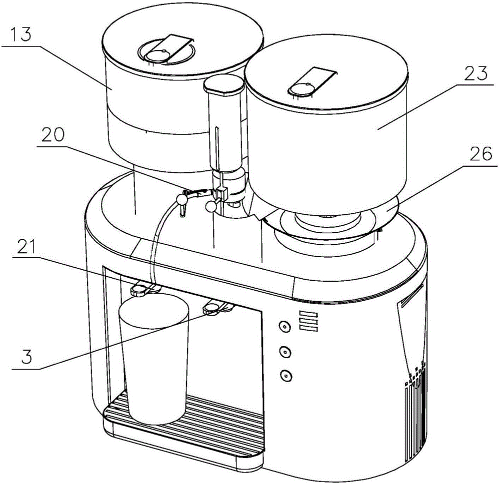 Ice crusher with juicing and ice crushing function