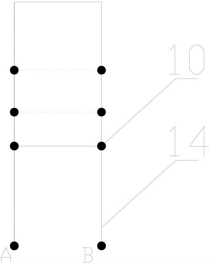 Automatic-rise-fall computer display device bracket