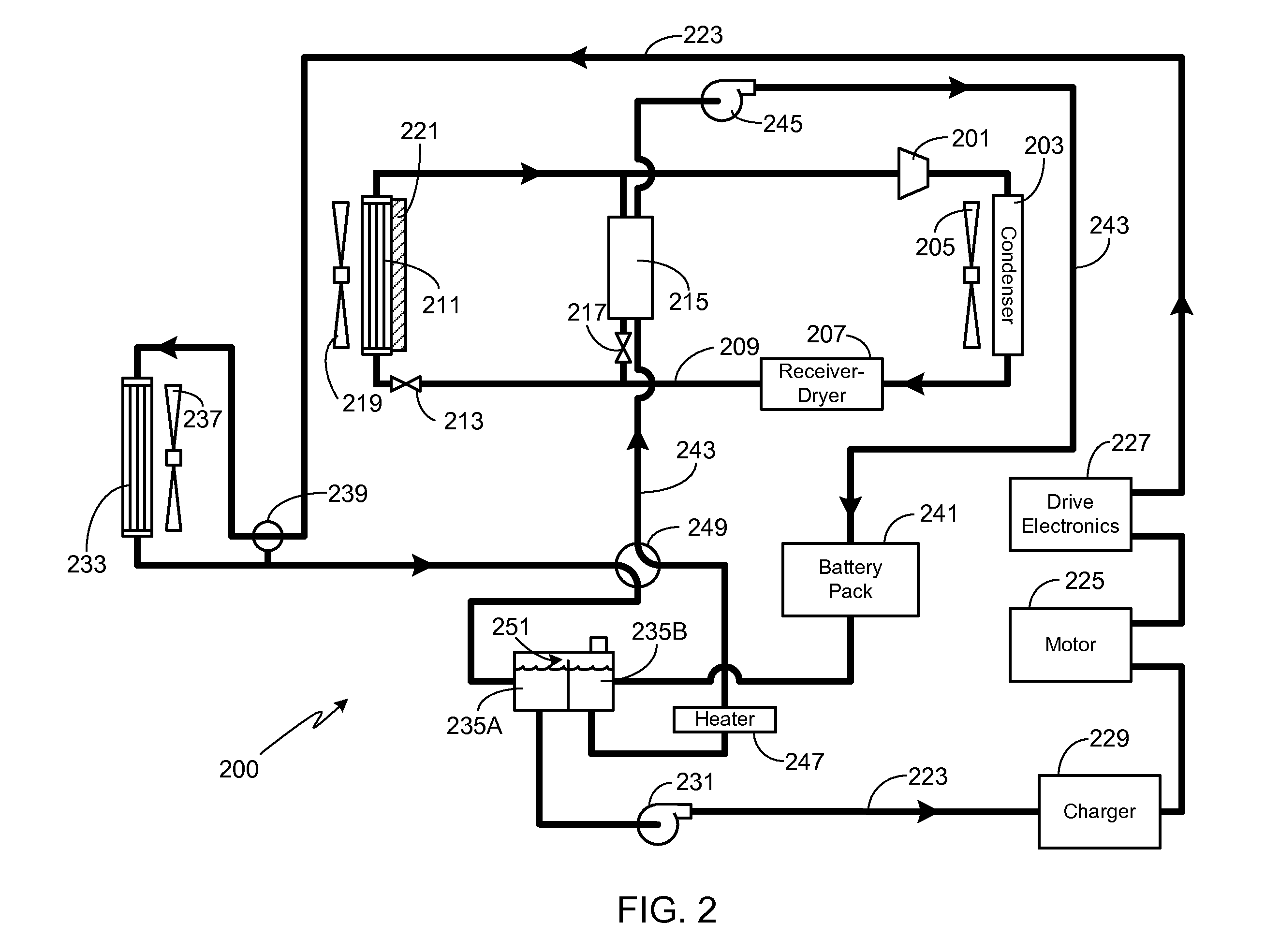 Thermal Management System with Dual Mode Coolant Loops