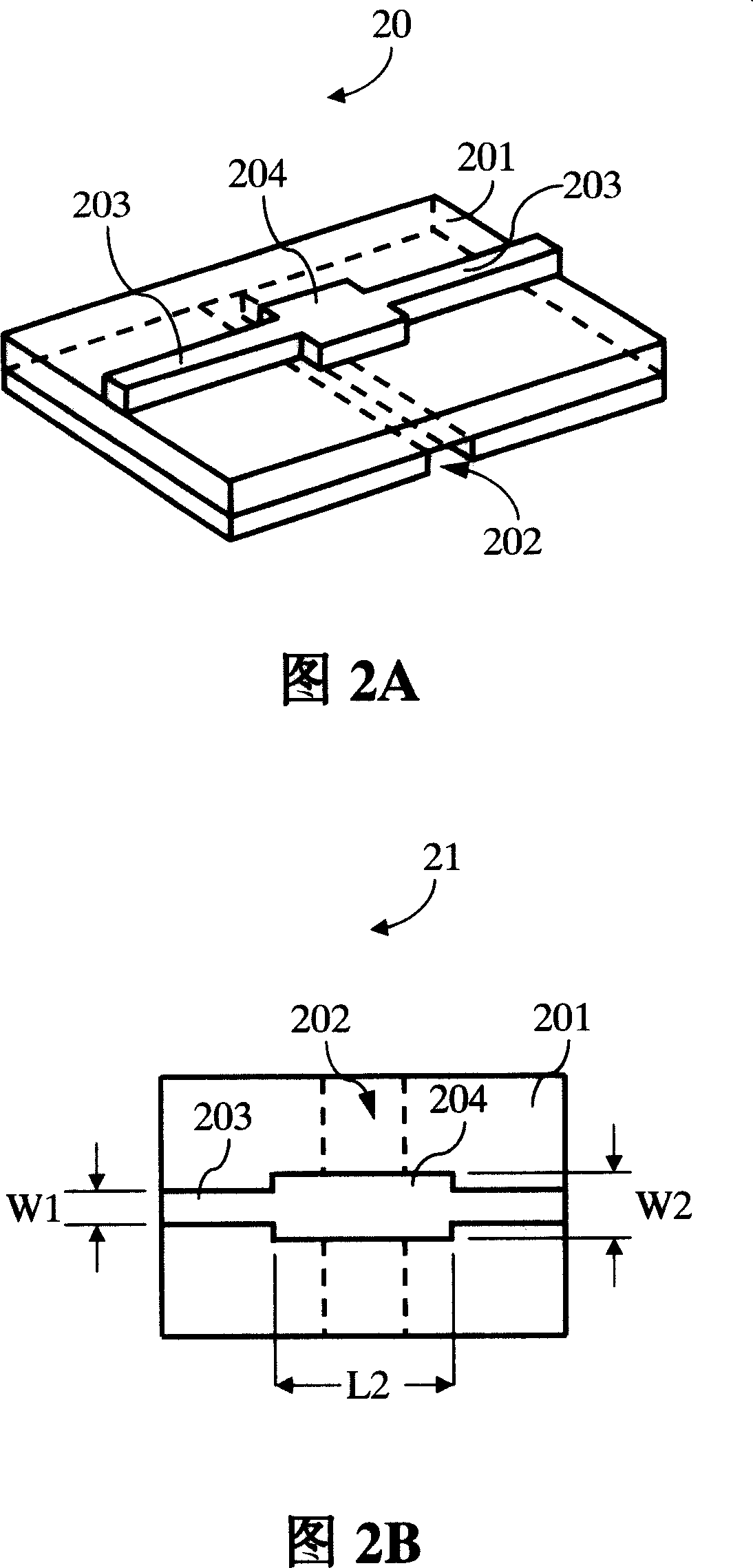 Transmission line design for cross groove structure