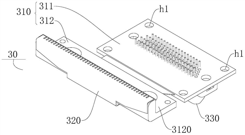 Infrared detector splicing module and infrared detector integrated assembly