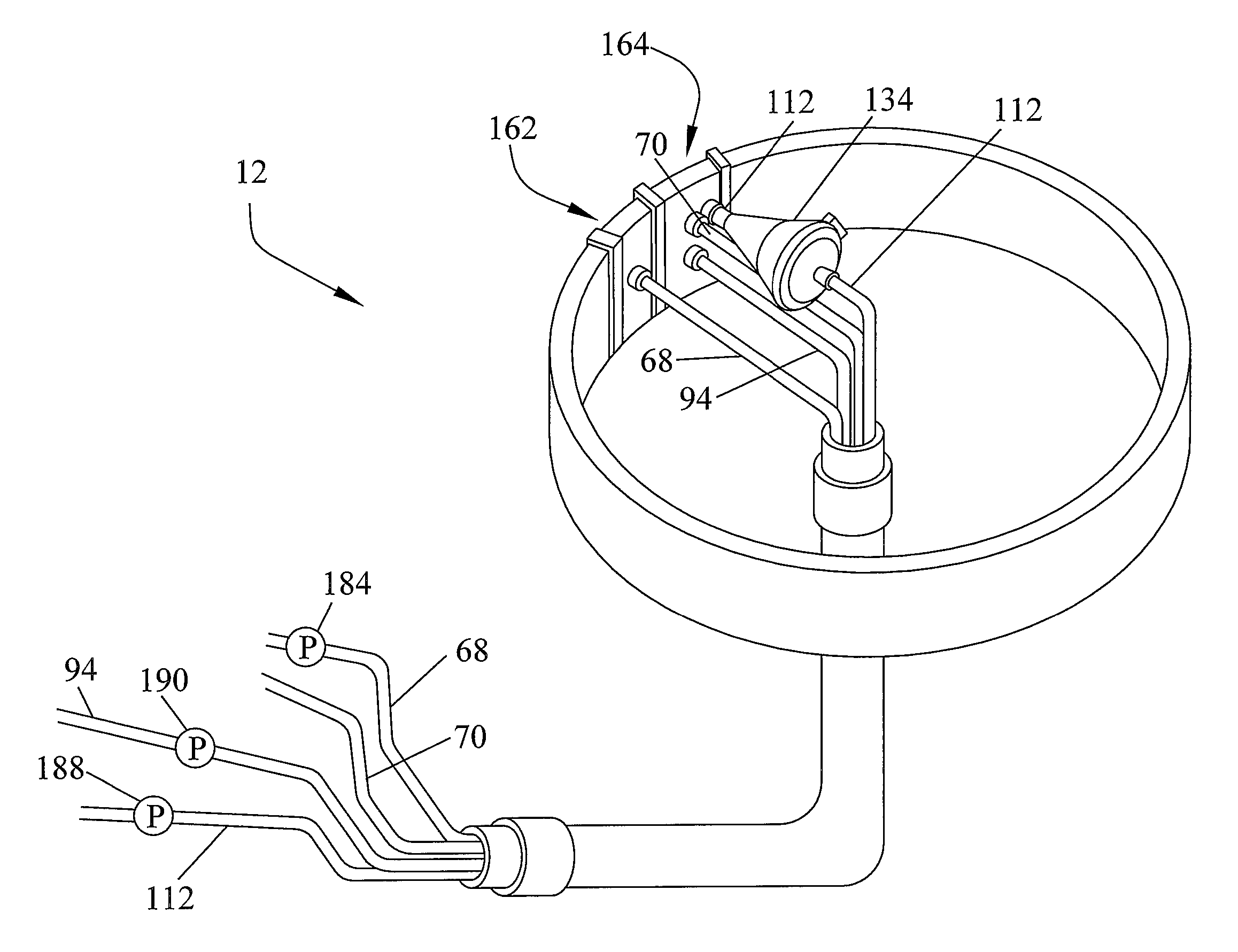 Blood Processing Apparatus With Cell Capture Chamber with Protruding Inlet