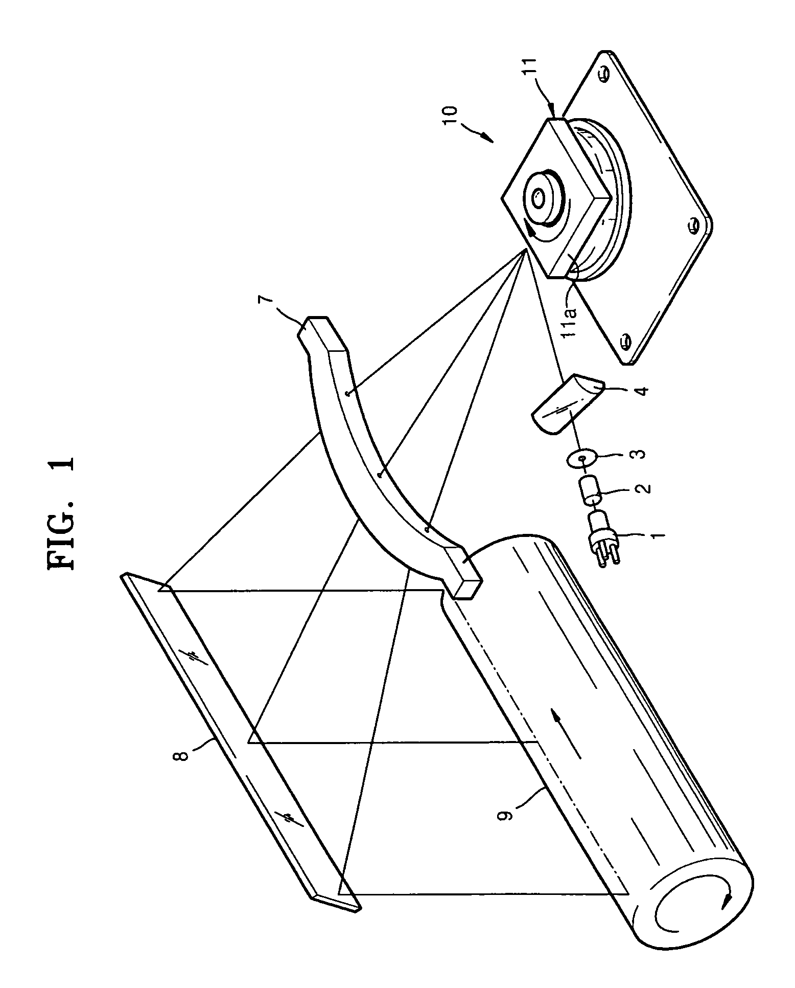 Polygon mirror assembly, light scanning unit employing polygon mirror assembly, and image forming apparatus