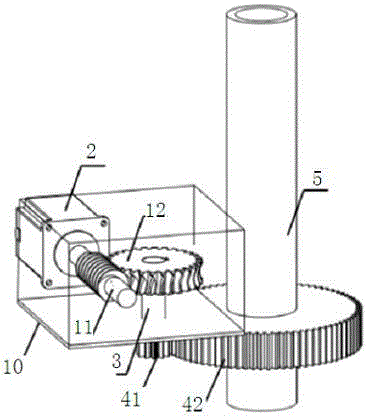 A heliostat transmission system capable of improving transmission precision