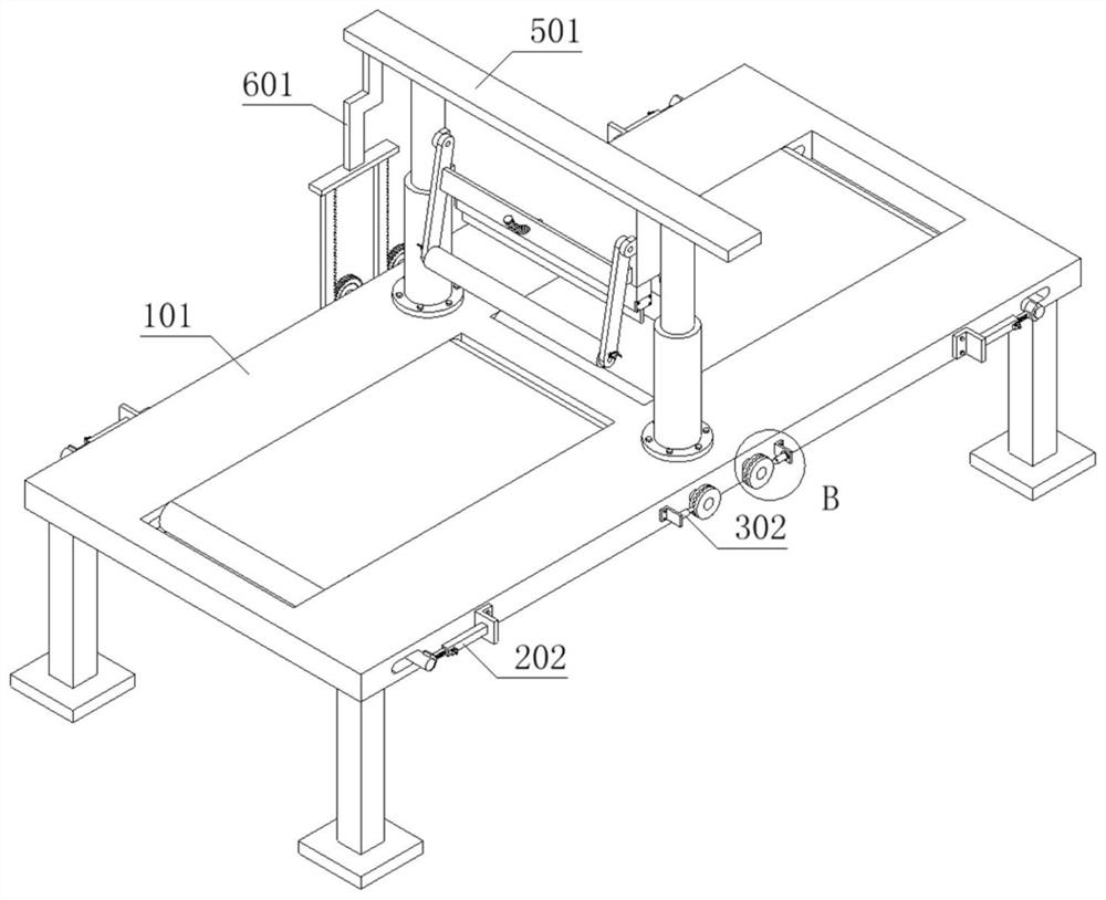 Processing equipment for fireproof layer of fireproof plate