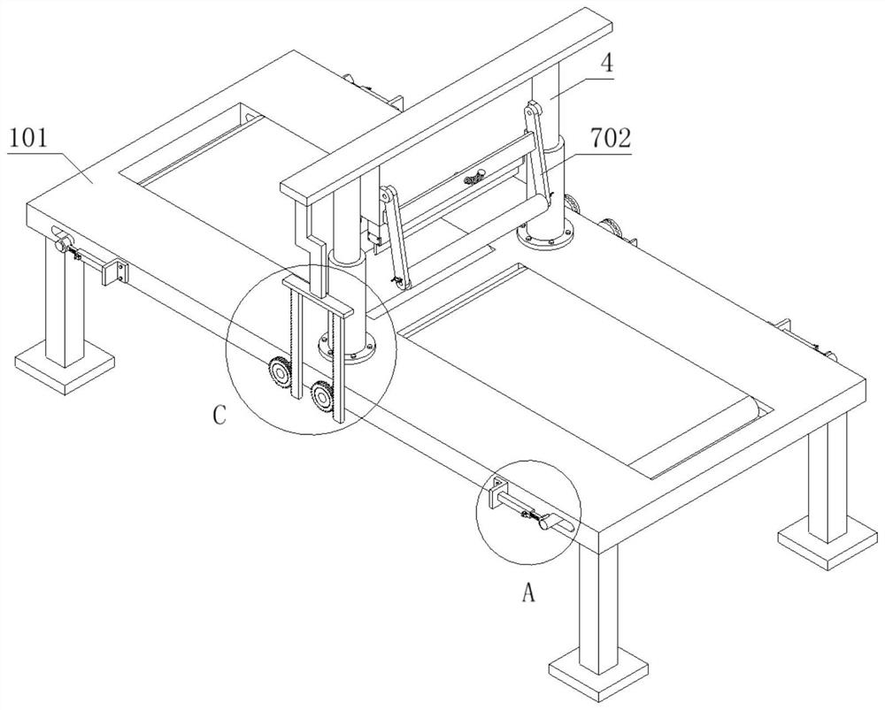 Processing equipment for fireproof layer of fireproof plate