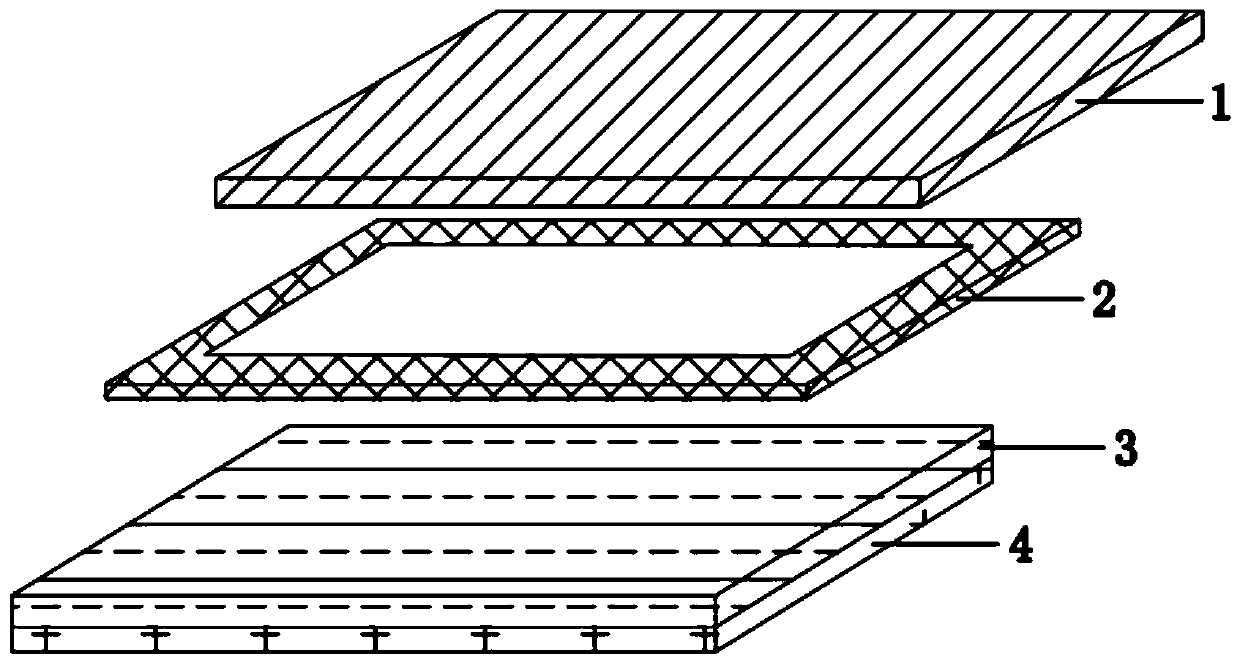 Laminated structure sound insulation device