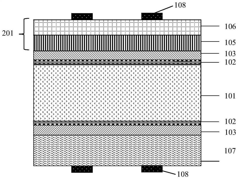 SHJ solar cell double-layer TCO film structure and preparation method thereof