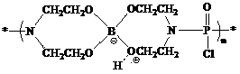 Polymer type boron-containing flame retardant and preparation method thereof