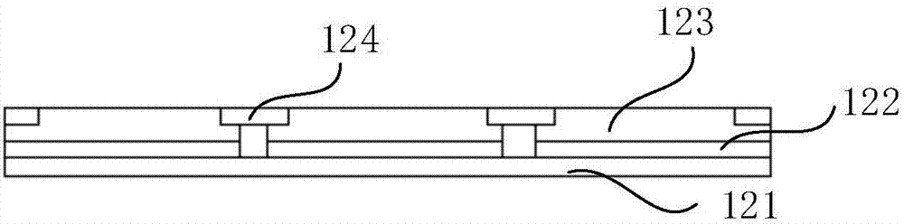 Electro-deposition display component and preparation method thereof