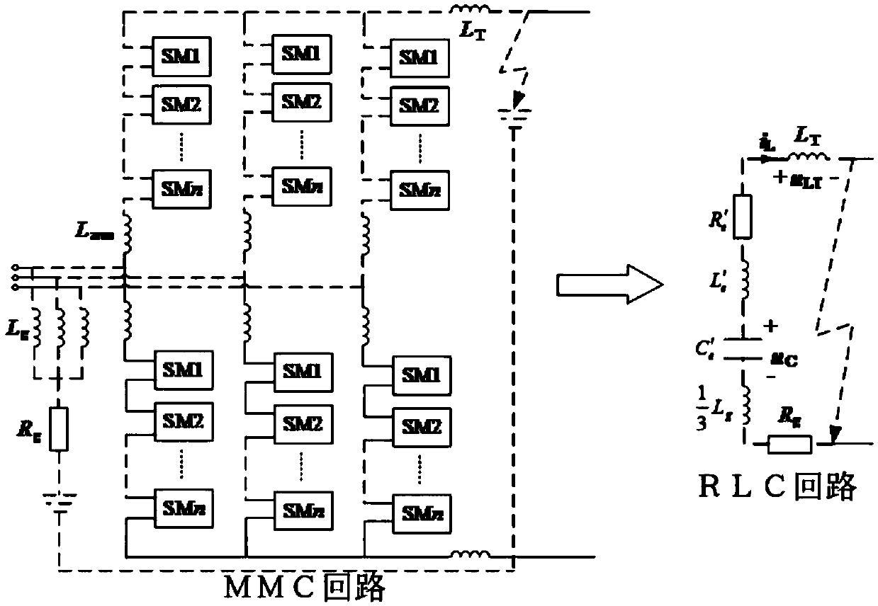 Boundary protection method for multi-terminal flexible DC power grid based on voltage of DC reactors