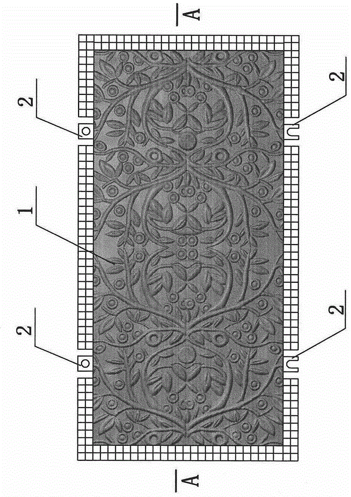 Method for forming deep concave and convex cement decorative plate by adopting mold box overlapping and vertical vibration