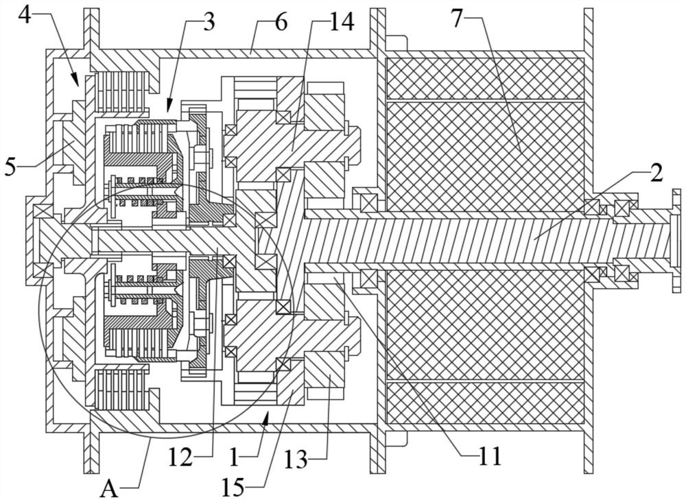 High-reliability automatic speed changing device for electric automobile