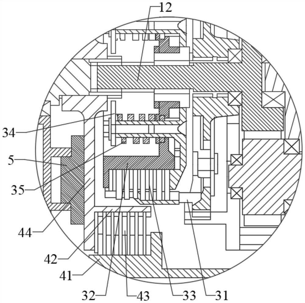 High-reliability automatic speed changing device for electric automobile