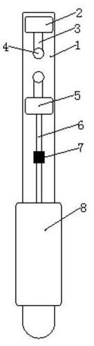 A detection device for an optical lens