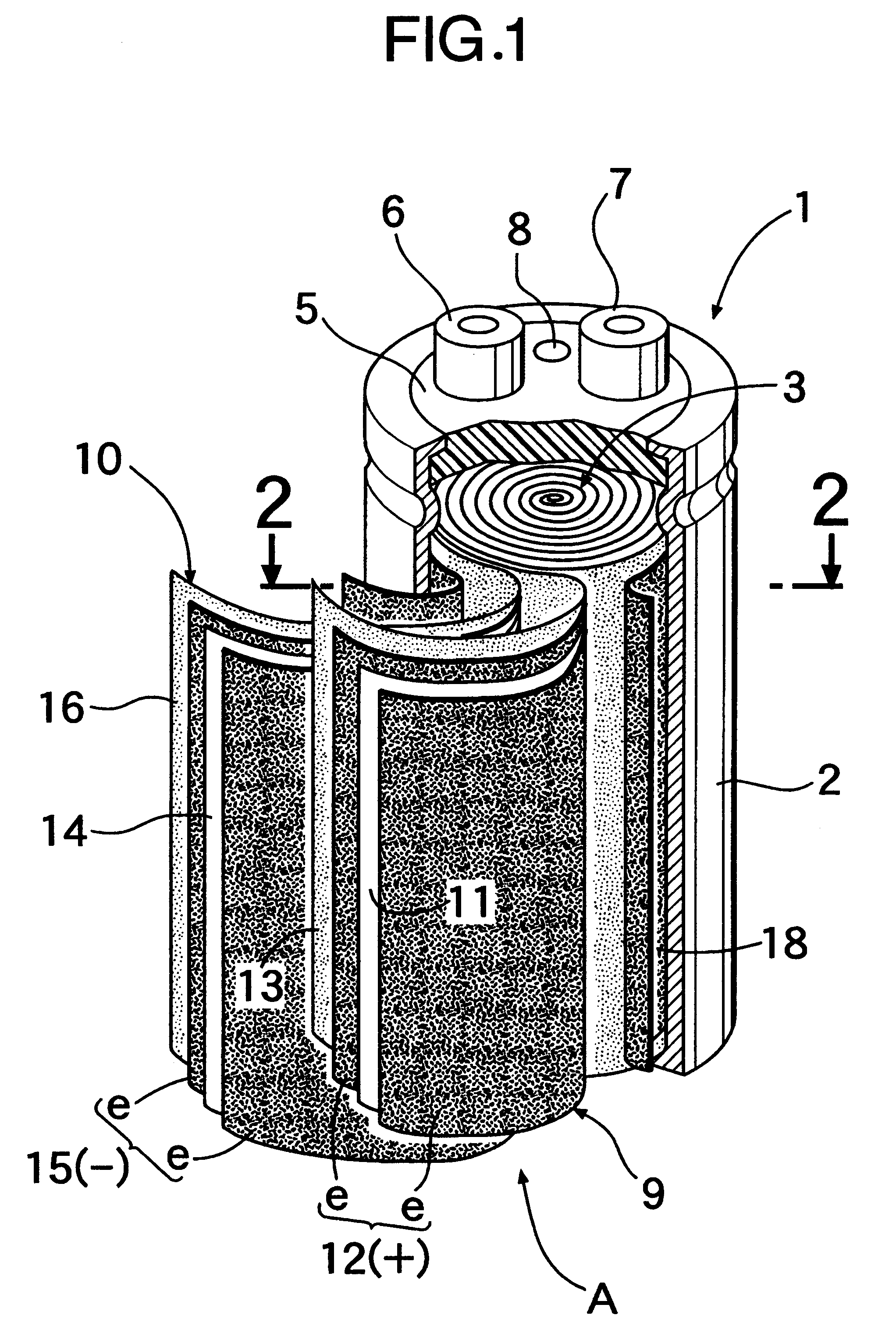 Tubular electric double-layer capacitor