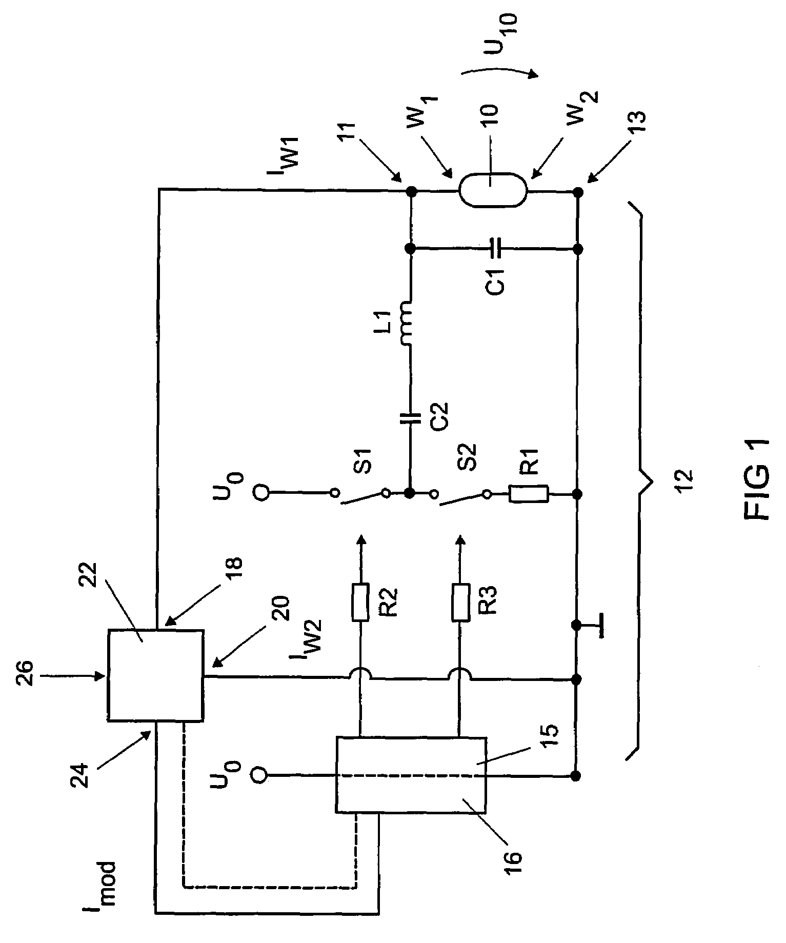 Circuit arrangement having protective circuit and modification apparatus