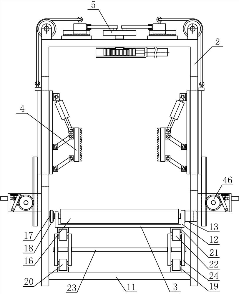 Packaging box stacking mechanism