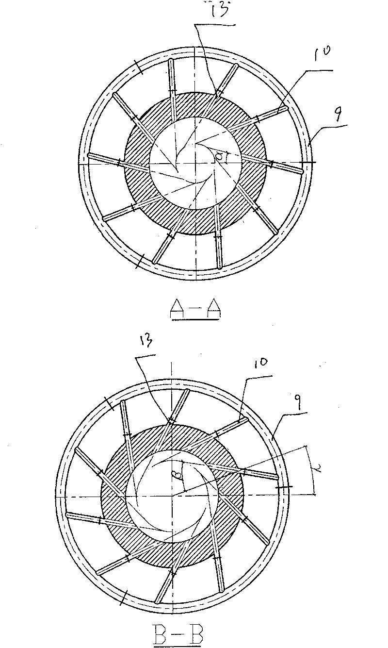 External distributor style top-burning hot-air furnace