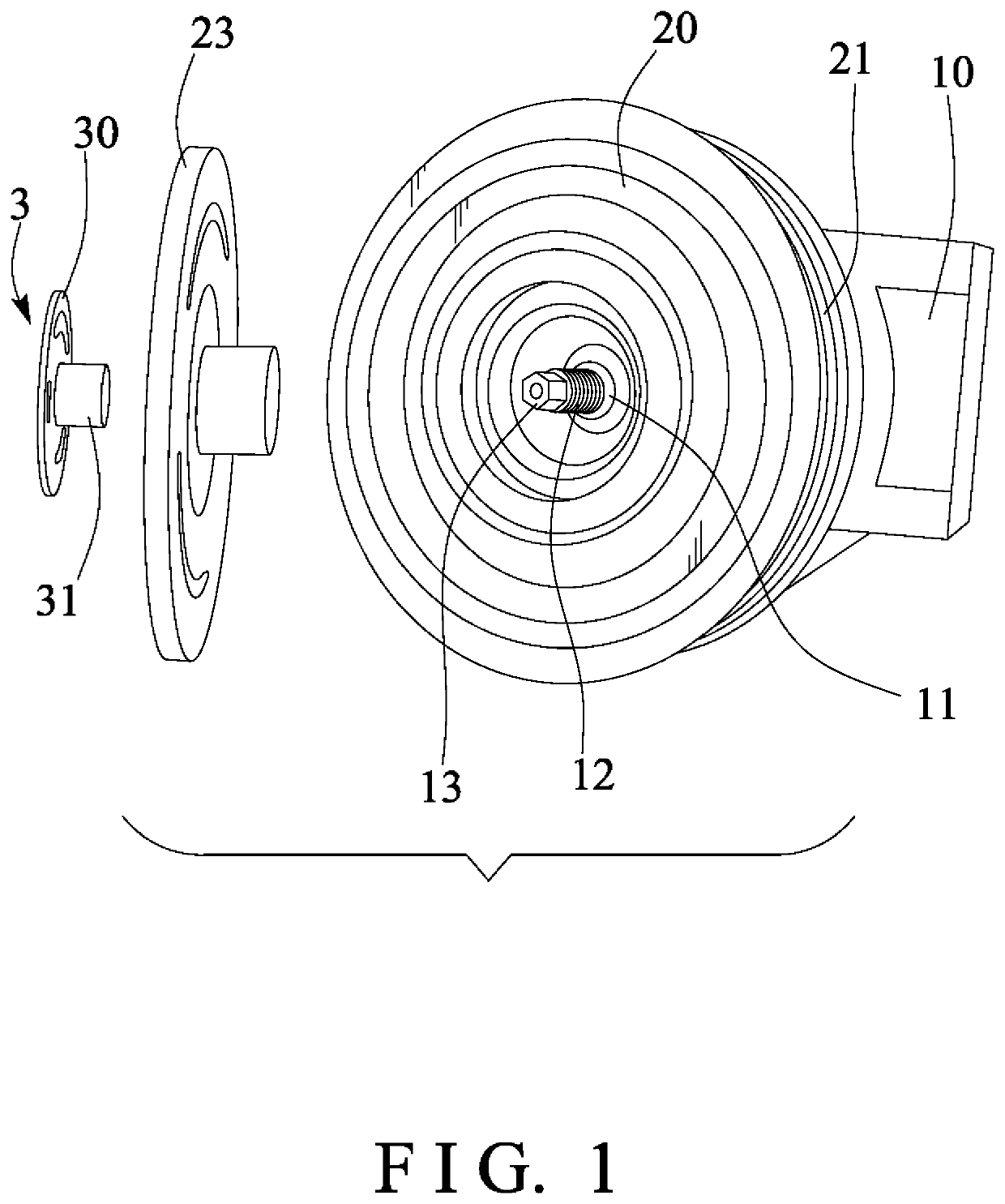 Clutch device for compressor