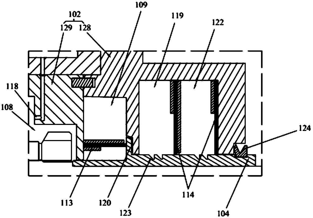 Brush-type sealing structure suitable for gearbox