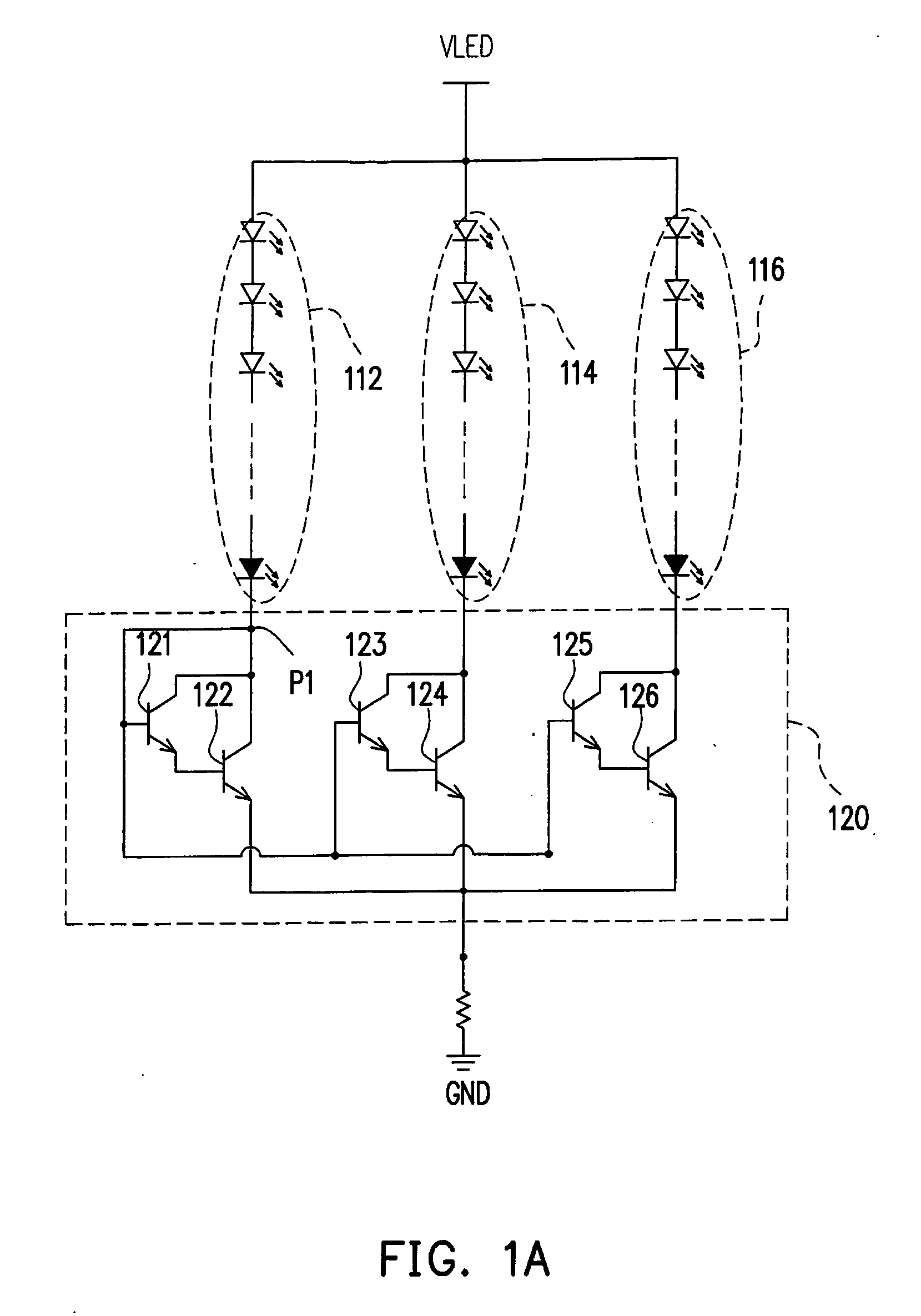 Light source driving circuit for backlight module