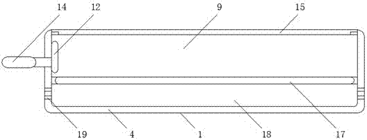 Storage battery installation housing having heat-radiation function