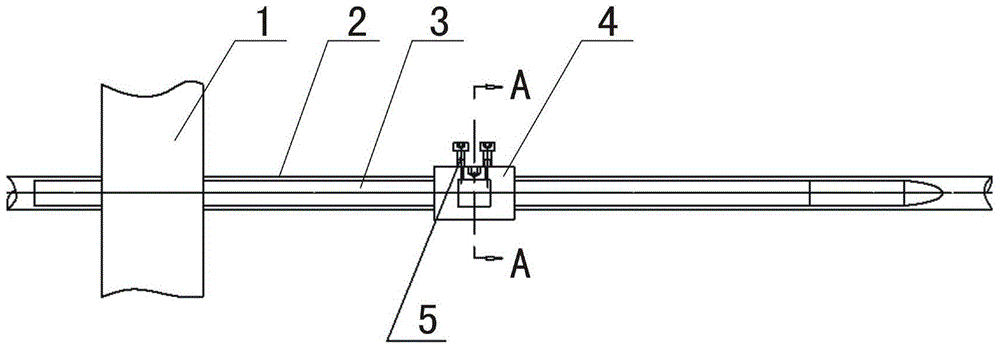 A combined tooling for pasting and scribing of fuel assembly strain gauges