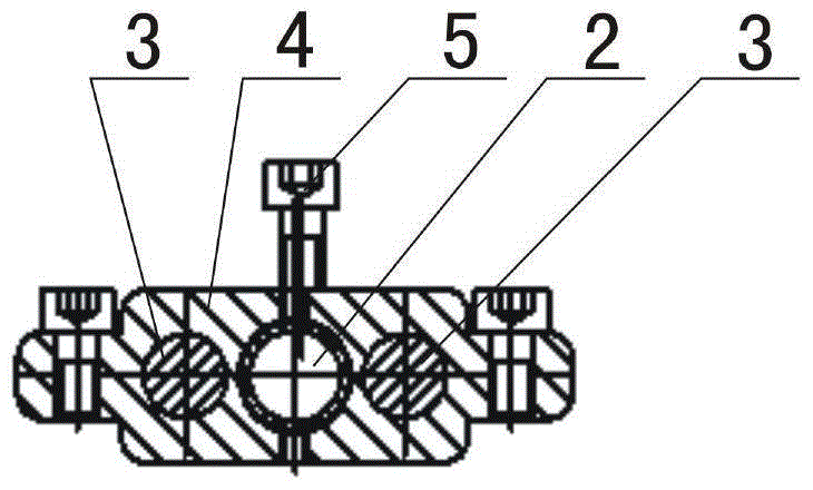 A combined tooling for pasting and scribing of fuel assembly strain gauges