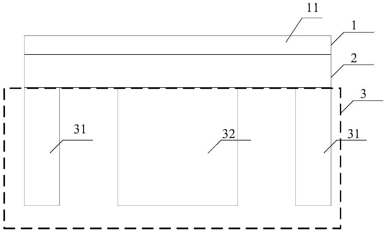 A magnetron sputtering coating cathode structure