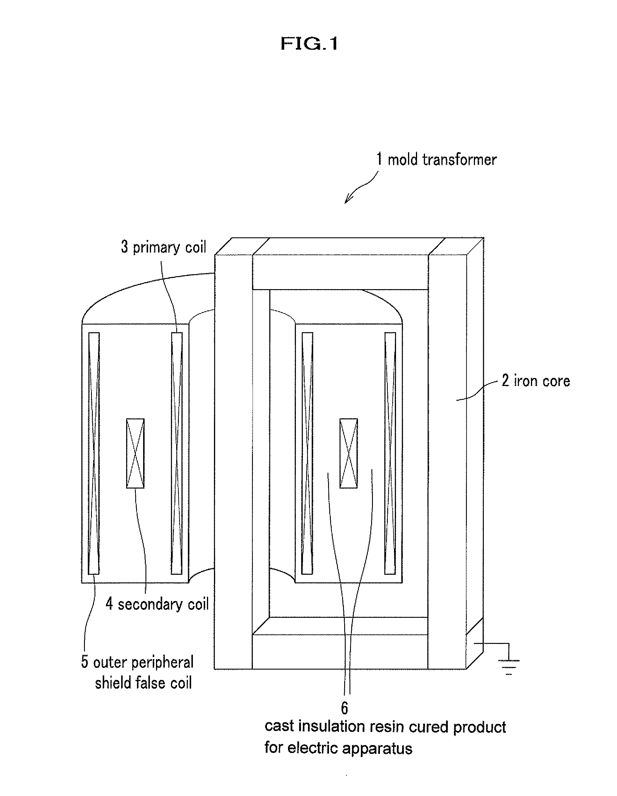 Cast insulation resin for electric apparatus and high voltage electric apparatus using the same