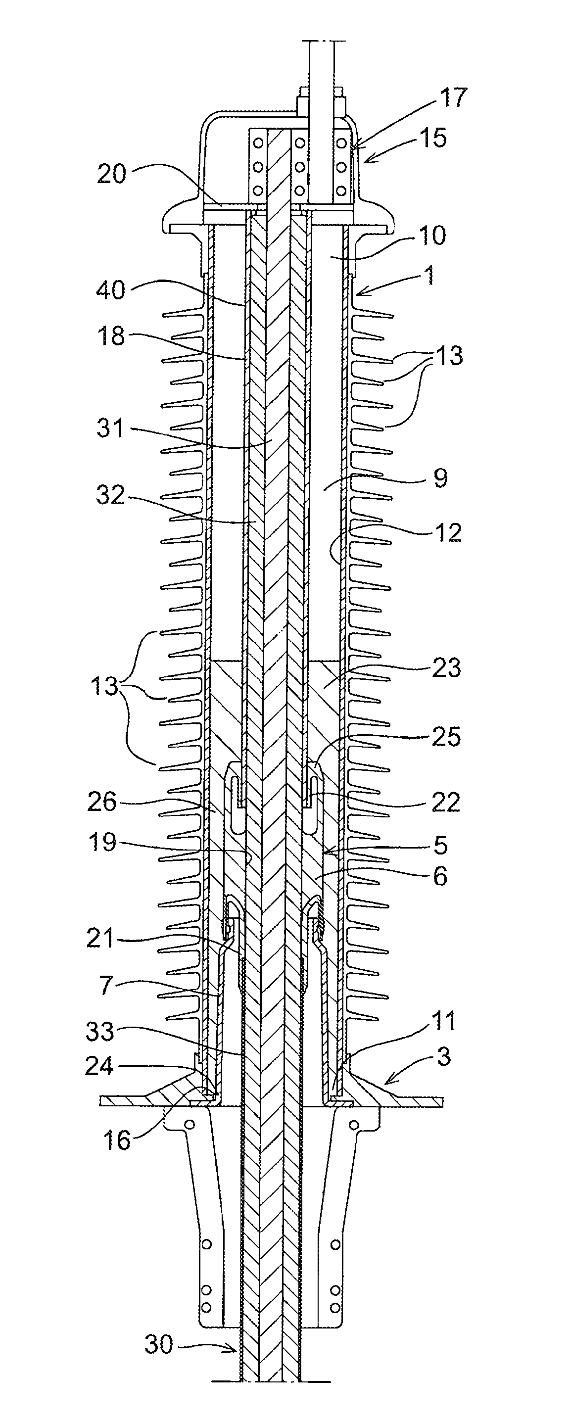 Cable Termination Device, A Method For Prefabricating A Cable Termination Device And A Method For Achieving A Cable Termination