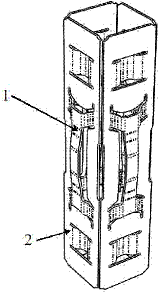 Fuel assembly positioning grid capable of preventing fuel rod from being scratched and subjected to vibrating abrasion