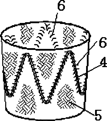 Combined membrane-covered stent capable of being bent in any direction