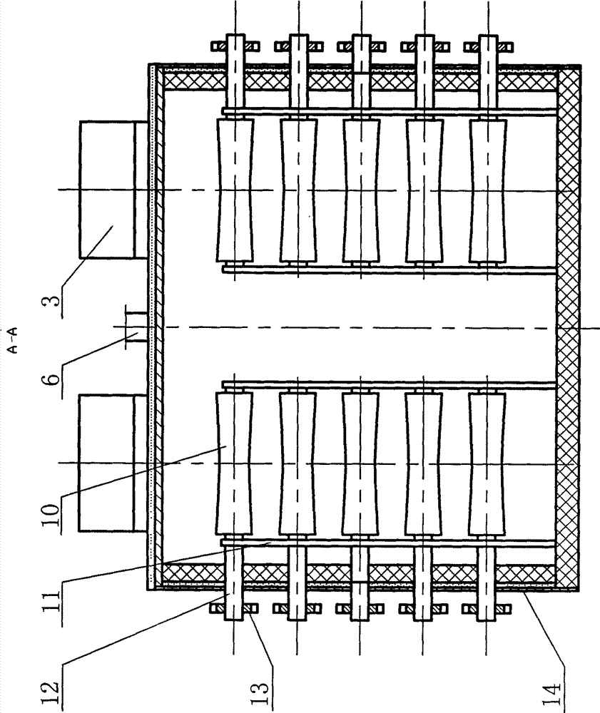 Method and equipment for preparing activated carbon carrier for storing natural gas from hard husks