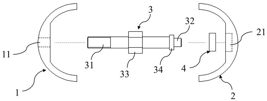 Inner support device for air tightness test of composite material cylinder